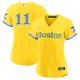Women's Boston Red Sox Rafael Devers Nike Gold City Connect Replica Player Jersey